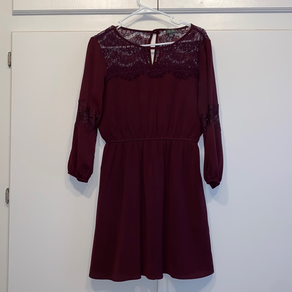 Dark Purple/Maroon Dress